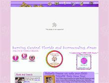Tablet Screenshot of butterflydreamsparty.com